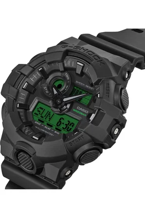 Casio G-Shock GA-700BEG-1ADR Erkek Kol Saati Siyah 20 ATM Su Geçirmez Analog - Dijital