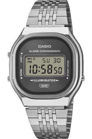 Casio A140WE-8ADF Erkek Kol Saati Gri Çelik Dijital