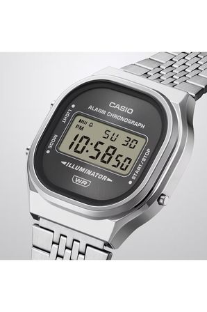 Casio A140WE-8ADF Erkek Kol Saati Gri Çelik Dijital