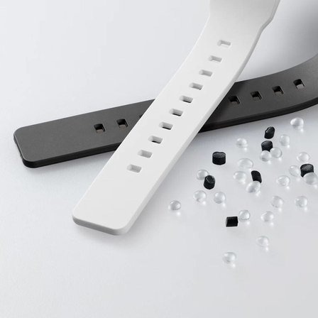 Casio Kadın Kol Saati Analog-Dijital Plastik Kasa Silikon Kordon Beyaz Yeşil 20 ATM