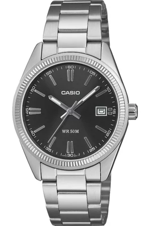 Casio UTP-1302PD-1AVDF Erkek Kol Saati Analog Çelik Kordon Siyah Kadran
