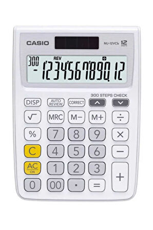 Casio 12 Hane Masa Üstü Hesap Makinesi Mj-12 Vc 12