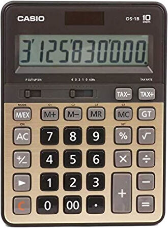 Casio DS-1B-GD-W-DH Hesap Makinesi Desktop