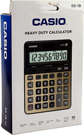 Casio DS-1B-GD-W-DH Hesap Makinesi Desktop