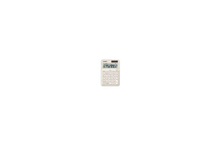 Casio MS-20UC-JWE 12 Hane Beyaz Desenli Masa Üstü Hesap Makinesi
