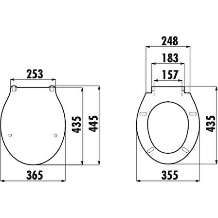 Creavit Basic Thermoplast Pm Klozet Kapağı