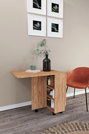 DF01110AC Pratik Katlanır Masa Mutfak ve Yemek Masası