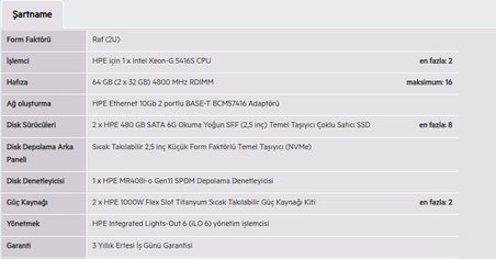 HPE DL380 Gen11 Gold 5416S-64GB-2x480G-2U (P81784)