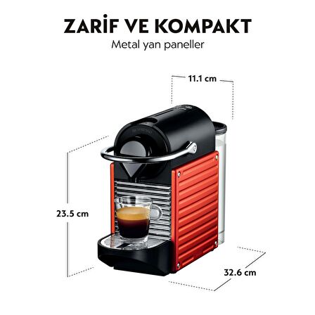 Nespresso C66R Pıxıe Red Kahve Makinesi