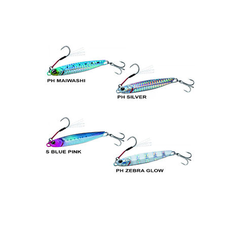 Daiwa Samurai Jig R 30 UV R Blue Pink Iwashi