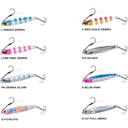 Daiwa Samurai Jig R 40gr 92mm L Pink Zebra 18