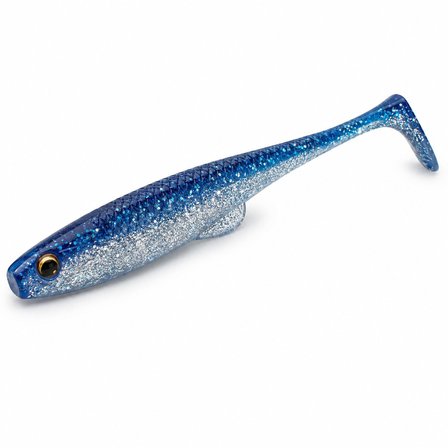 Daiwa Flat Junkie Duckfin Shad 3.5" 9cm Slikon Yem Gold Lame Raw Sardine
