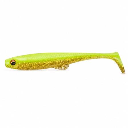 Daiwa Flat Junkie Duckfin Shad 3.5" 9cm Slikon Yem Hirame Chart Gold