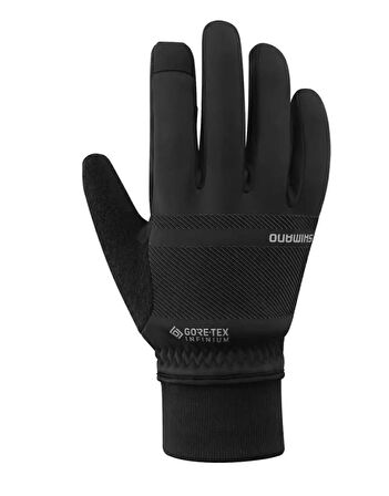 Shimano İnfinium Primaloft Siyah Uzun Parmak Kışlık Eldiven Beden XXL