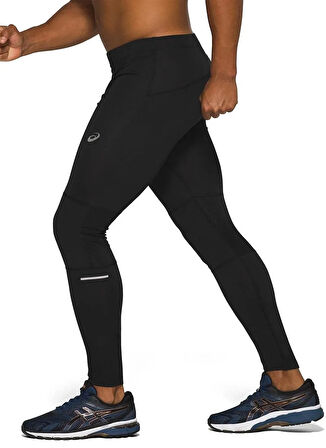 2011A819-001RACE TIGHT Siyah Erkek Bol Paça Regular Fit Tayt