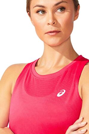 Asics Core Tank Pembe Bayan Tenis Kolsuz Tshirt