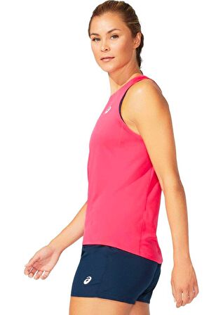 Asics Core Tank Pembe Bayan Tenis Kolsuz Tshirt