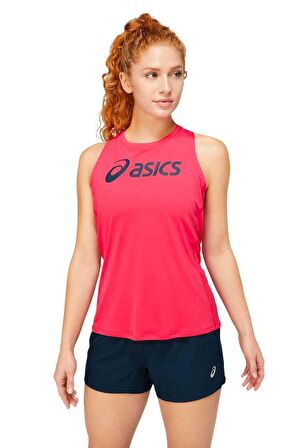 Asics Core Asics Tank Pembe Bayan Kolsuz Tenis Tshirt