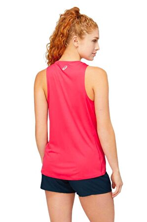 Asics Core Asics Tank Pembe Bayan Kolsuz Tenis Tshirt