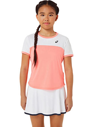 Asics Gül Kurusu Kız Çocuk T-Shirt 2044A039-701 TENNIS SS TOP