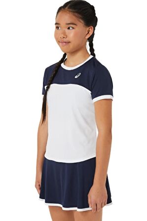 Asics SS Top Kız Çocuk Lacivert Tenis Tişört