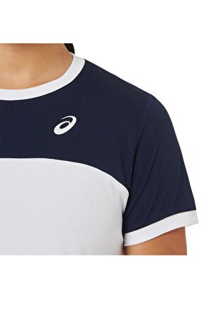 Asics SS Top Kız Çocuk Lacivert Tenis Tişört