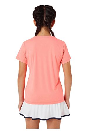 Asics Tennis Graphic Tee Pembe Kız Çocuk Tenis Tişört