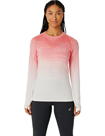 Seamless Ls Top Kadın Pembe Uzun Kollu Tshirt 2012C392-100