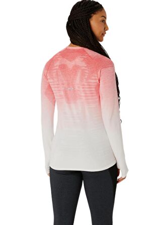 Seamless Ls Top Kadın Pembe Uzun Kollu Tshirt 2012C392-100