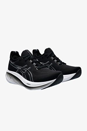 Asics Gel-Nımbus 26 Kadın Siyah Yol Koşu Ayakkabısı 1012B601-001