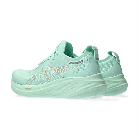 Asics Gel-Nımbus 26 Kadın Koşu Ayakkabısı 1012B601-300 Yeşil