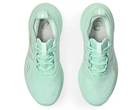 Asics Gel Nimbus 26 Kadın Koşu Ayakkabısı 1012B601-300 Yeşil