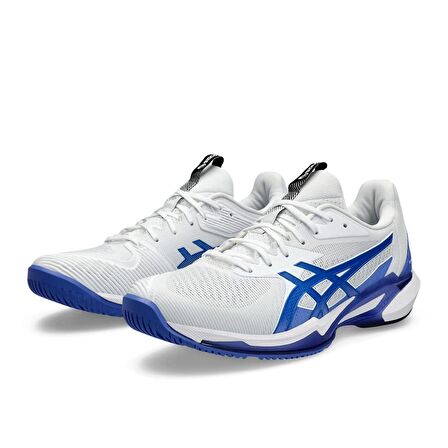 Asics Solution Speed FF 3 Beyaz/Mavi Erkek Tenis Ayakkabısı