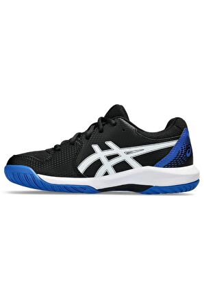 Asics Gel Dedicate 8 GS Siyah Mavi Çocuk Tenis Ayakkabısı