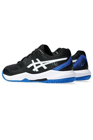 Asics Gel Dedicate 8 GS Siyah Mavi Çocuk Tenis Ayakkabısı