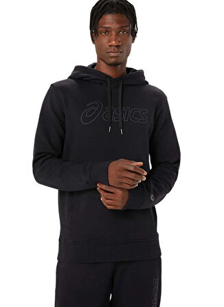 2031E187-002 ASICS OTH HOODIE Siyah Erkek Kapüşon Yaka Normal Kalıp Sweatshirt