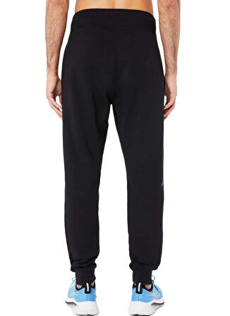 2031E189-002 ASICS LOGO SWEATPANT Siyah Erkek  Lastikli Paça  Normal Kalıp  Eşofman Altı