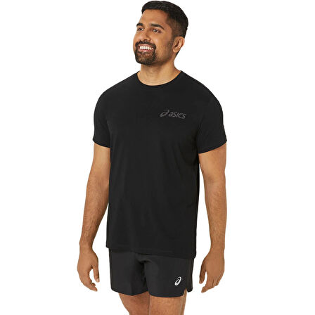 Chest Erkek Siyah Koşu T-Shirt 2031E659-001