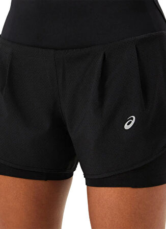 2012C975-001ROAD 2-N-1 3.5IN SHORT Siyah Kadın  Regular Fit Baskılı Şort