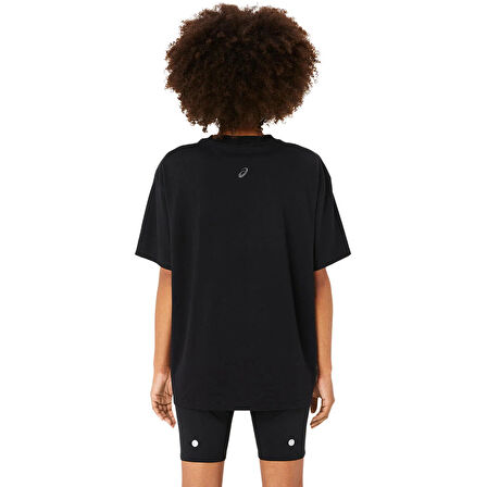 Logo Kadın Siyah Günlük Stil T-Shirt 2032C843-002