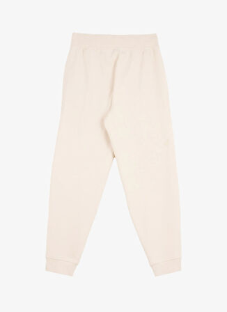 Asics 2032C844-200 ASICS LOGO SWEATPANT Bej Lastikli Bel Normal Düz Kadın Eşofman Altı