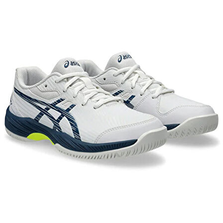 Asics Büyük Unisex Çocuk Beyaz Voleybol Ayakkabısı 1044A052-104