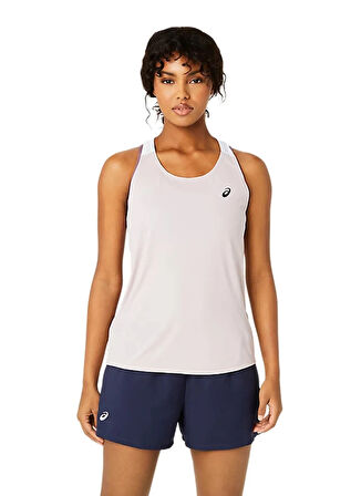 2042A261-705 WOMEN COURT TANK Bej Kadın Yuvarlak Yaka Normal Kalıp Atlet