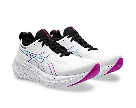 Asics Gel Nimbus 26 Kadın Koşu Ayakkabısı 1012B601-102 Beyaz