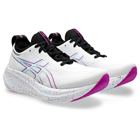 Gel-Nimbus 26 Kadın Beyaz Koşu Ayakkabısı 1012B601-102