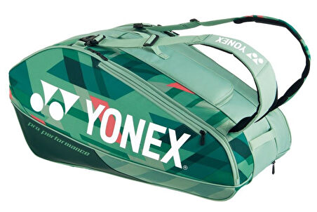 Yonex Pro 924212 Raket Çantası 12li  Zeytin Yeşili
