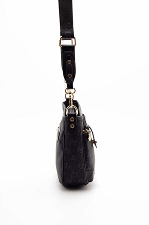 Silver Polo  Kadın Çapraz Çanta 1160-45506 SILVER POLO ÇAPRAZ Kadın ÇANTASI M178 SİYAH-MAT SİYAH