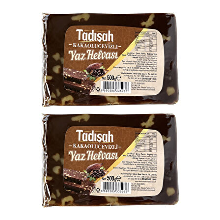 Abdurrahman Tatlıcı Tadışah Yaz Helvası Kak.Cevizli 500 gr 2 li