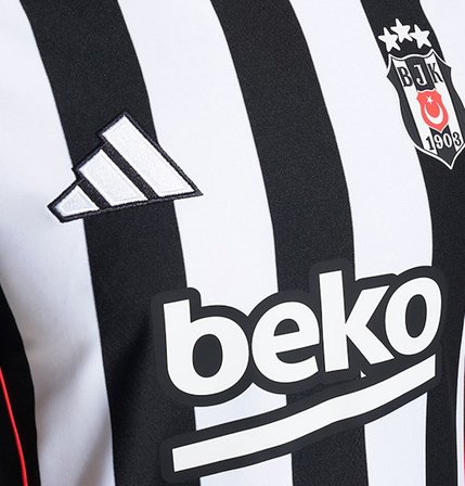 ORJİNAL LİSANSLI ADİDAS BEŞİKTAŞ FORMA 25-26 SEZON ÇUBUKLU ÇOCUK FORMASI