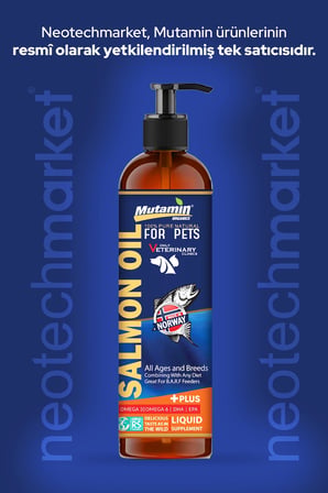 kedi ve köpekler i̇çin norveç somon balık yağı 250 ml